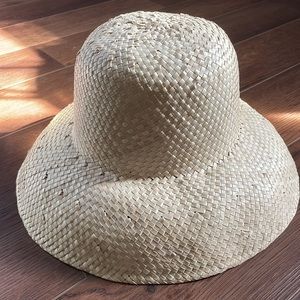 Neutral Straw Sun Hat - Women's Beach Hat